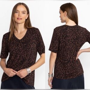 Johnny Was Revolve Women’s The Janie V Neck Tee Shirt Tank Top Blouse Small